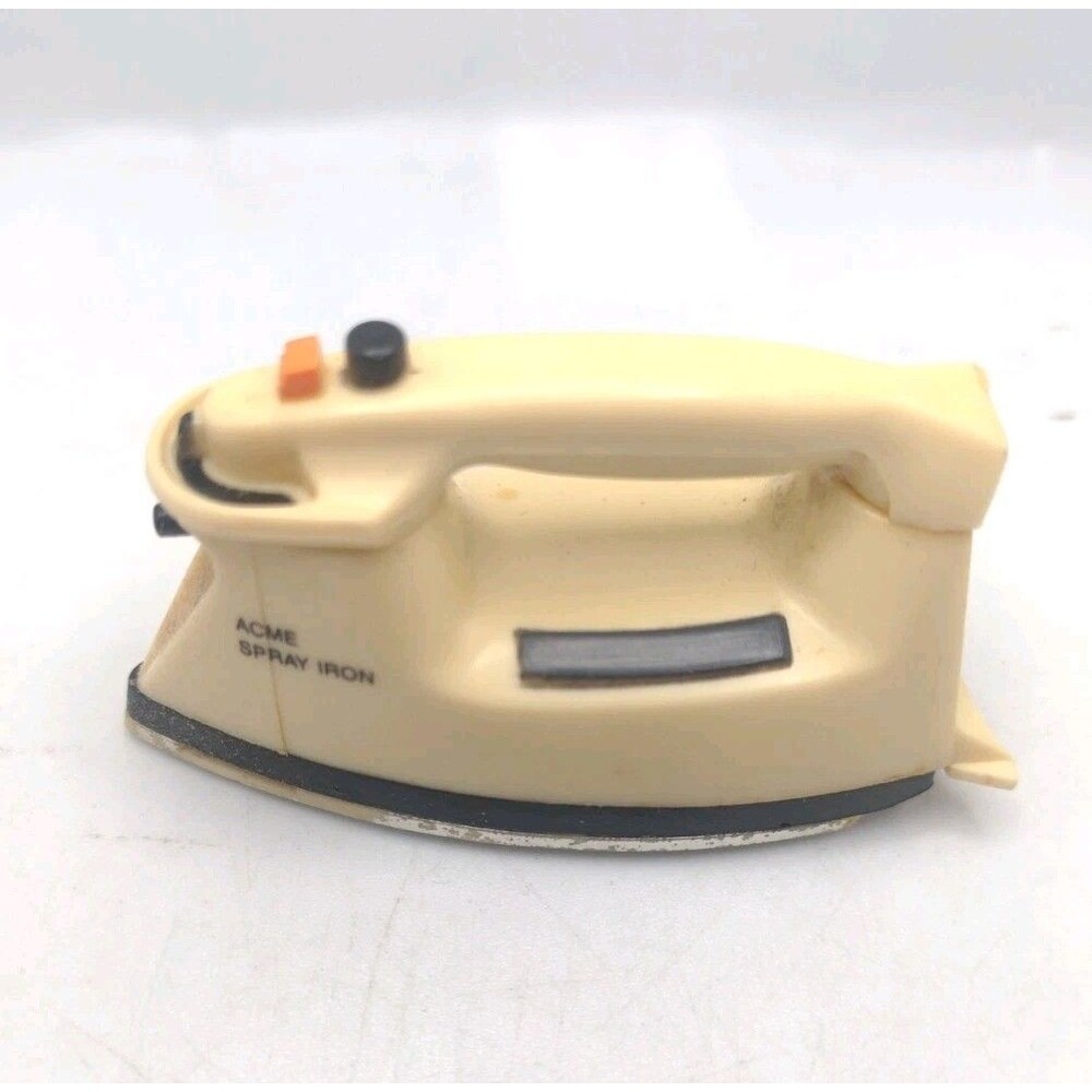 Vintage 1990s Spray Clothes Iron Acme Kitchen Refrigerator Magnet 2" Gift